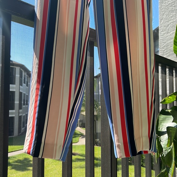 Express size XS striped high rise ankle dress pants - Picture 7 of 8